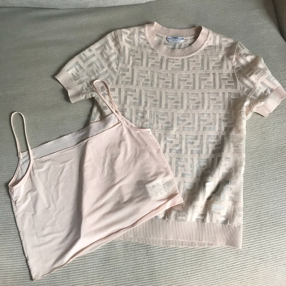 fendi sheer top